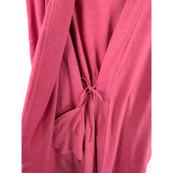 Charter Club Womens Robe With Tie Long Sleeve Pockets Size L Pink - Picture 11 of 15